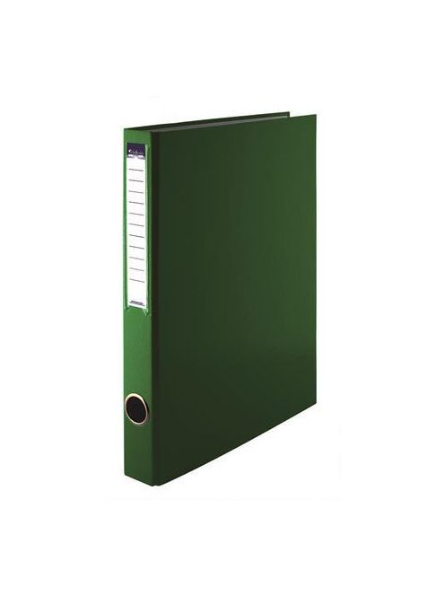 Gyűrűs könyv, 2 gyűrű, 35 mm, A4, PP/karton, VICTORIA OFFICE, zöld (IDVGY04)