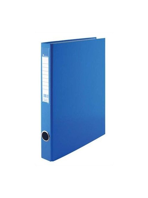 Gyűrűs könyv, 2 gyűrű, 35 mm, A4, PP/karton, VICTORIA OFFICE, kék (IDVGY05)