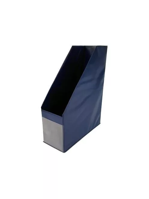Iratpapucs, PVC, 95 mm, VICTORIA OFFICE, kék (IDVK)
