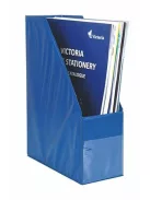 Iratpapucs, PVC, 95 mm, VICTORIA OFFICE, kék (IDVK)