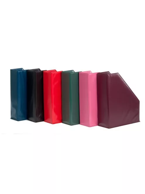 Iratpapucs, PVC, 95 mm, VICTORIA OFFICE, kék (IDVK)