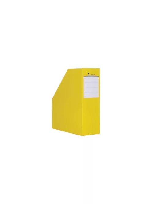Iratpapucs, karton, 90 mm, VICTORIA OFFICE, sárga (IDVPS)