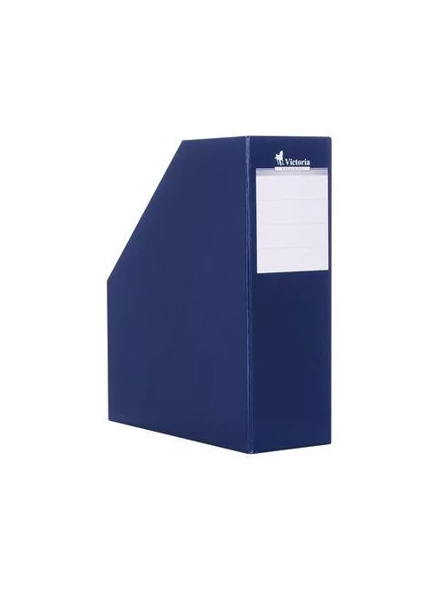 Iratpapucs, karton, 90 mm, VICTORIA OFFICE, sötétkék (IDVPSK)
