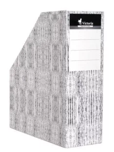   Iratpapucs, karton, 90 mm, VICTORIA OFFICE, "Textil" (IDVPT)