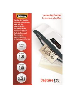   Meleglamináló fólia, 125 mikron, 65x95 mm, fényes, 100 db, FELLOWES (IFW53067)