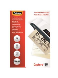   Meleglamináló fólia, 125 mikron, A2, fényes, 50 db, FELLOWES (IFW53093)