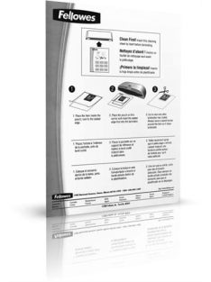   Hordozó- és tisztítókarton lamináláshoz, A4, FELLOWES (IFW53206)