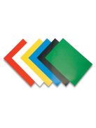 Hátlap, A4, 250 g, fényes, FELLOWES "Chromolux", fekete (IFW53785)