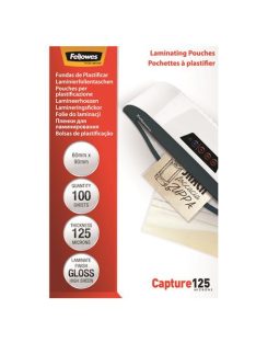   Meleglamináló fólia, 125 mikron, 60x90 mm, fényes, 100 db, FELLOWES (IFW53974)