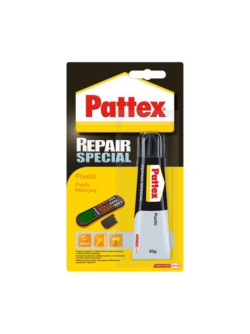 Ragasztó, speciális, 30 g, HENKEL "Pattex Repair Special Műanyag" (IH1512616)