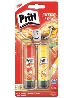  Ragasztóstift, 2x20 g, glitteres, HENKEL "Pritt" (IH2050203)