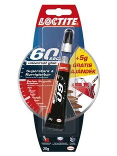   Ragasztó, általános, 20 g, HENKEL "Loctite 60 sec." (IH2275650)