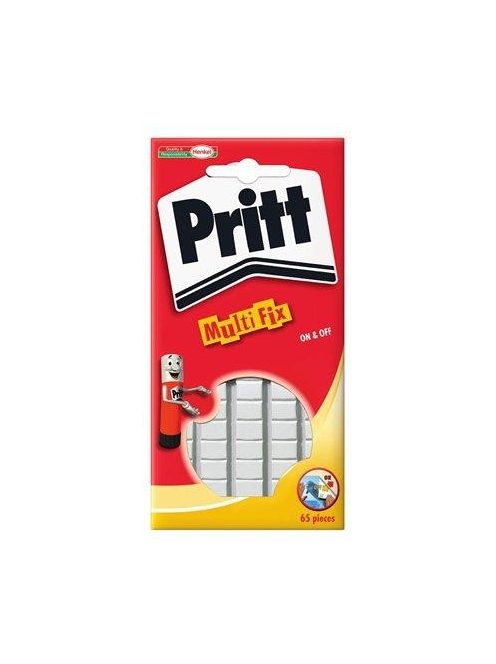 Gyurmaragasztó, 65 kocka/csomag, HENKEL "Pritt Multi Fix" (IHPFI10)
