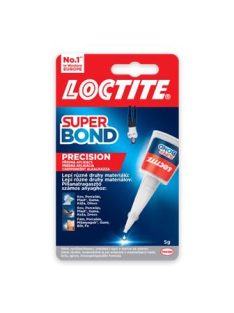   Pillanatragasztó, 5 g, HENKEL "Loctite Super Bond Precision" (IHSA5)