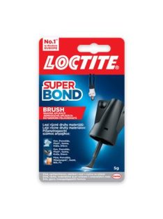   Pillanatragasztó, ecsetes, 5 g, HENKEL "Loctite Super Bond" (IHSA6)