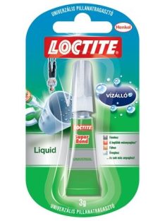   Pillanatragasztó, 3 g, HENKEL "Loctite Super Bond Liquid" (IHSBH)