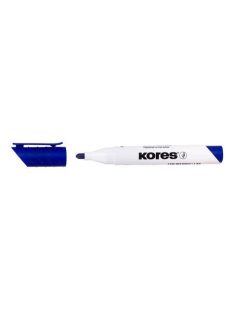   Tábla- és flipchart marker, 1-3 mm, kúpos, KORES "K-Marker", kék (IK20833)