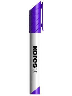   Tábla- és flipchart marker, 1-3 mm, kúpos, KORES "K-Marker", lila (IK20836)