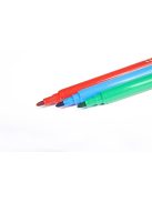 Filctoll készlet, kimosható, KORES "Korellos", 12 különböző szín (IK29013)