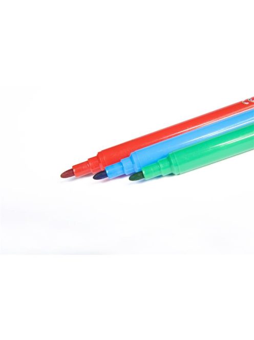 Filctoll készlet, kimosható, KORES "Korellos", 12 különböző szín (IK29013)