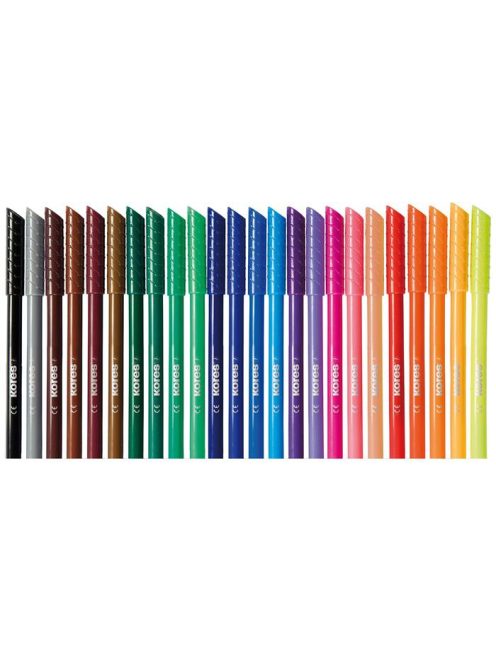 Filctoll készlet, kimosható, KORES "Korellos", 24 különböző szín (IK29014)