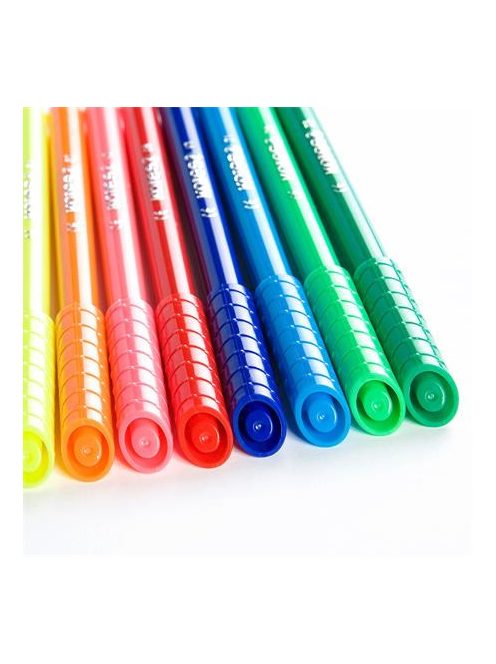 Filctoll készlet, kimosható, KORES "Korellos", 24 különböző szín (IK29014)