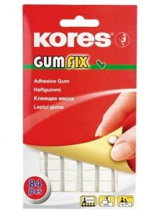   Gyurmaragasztó, 84 kocka/csomag, KORES "Gumfix" (IK31600)