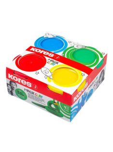   Gyurma,160 g, levegőre száradó, 4 szín, KORES "Magic Clay" (IK34241)