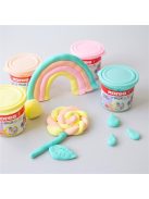 Gyurma,160 g, levegőre száradó, 4 pasztell szín, KORES "Magic Clay" (IK34242)