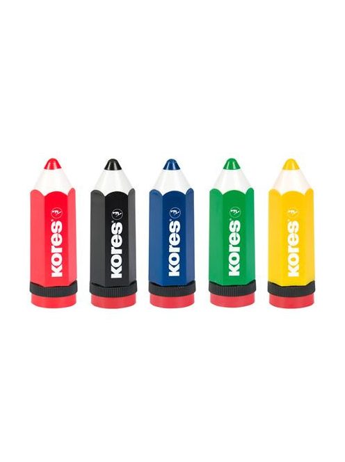 Hegyező, egylyukú, tartályos, KORES "Kolorito", vegyes színek (IK35811)