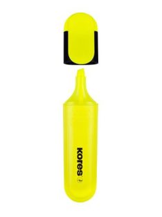 Szövegkiemelő, 0,5-5 mm, KORES, sárga (IK36101)