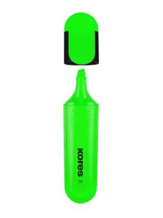 Szövegkiemelő, 0,5-5 mm, KORES, zöld (IK36105)