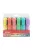 Szövegkiemelő készlet, 0,5-5 mm, KORES "Bright Liner Plus Pastel", 6 különböző szín (IK36166)