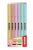 Szövegkiemelő készlet, 0,5-5 mm, KORES , 6 különböző pasztell szín (IK36246)