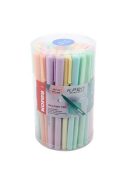 Golyóstoll, 1,0 mm, kupakos, háromszögletű, KORES "KOR-M Pastel", kék (IK37086)