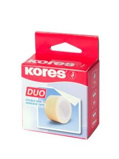   Ragasztószalag, kétoldalas, 30 mm x 5 m, KORES "Duo" (IK6006)