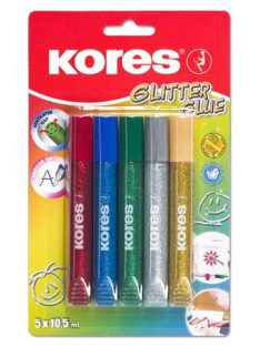 Csillámos ragasztó, standard, KORES (IK75000)