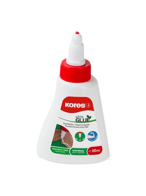 Hobbiragasztó, 60 ml, KORES "White Glue" (IK75816)