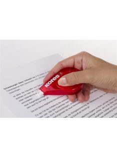   Hibajavító roller, 4,2 mm x 15 m, KORES "Roll On", piros (IK847511)