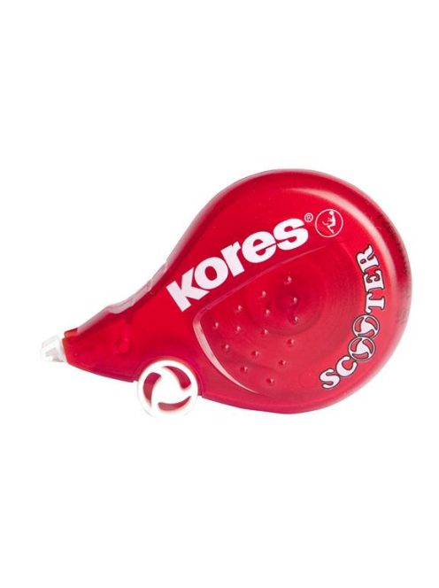 Hibajavító roller, 4,2 mm x 8 m, KORES "Scooter", piros (IK84824)