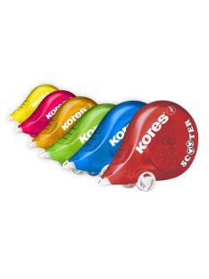   Hibajavító roller, 4,2 mm x 8 m, KORES "Scooter", vegyes színek (IK84874)