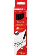 Grafitceruza, HB, háromszögletű, KORES (IK92301)
