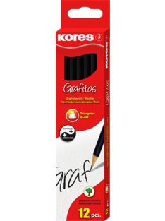 Grafitceruza, HB, háromszögletű, KORES (IK92301)