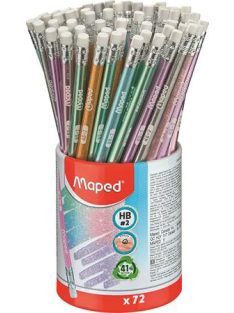   Grafitceruza készlet, radírral, HB, háromszögletű, KORES "Grafitos Style Pastel" (IK92803)