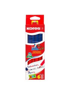   Postairón, háromszögletű, KORES "Twin Jumbo", piros-kék (IK94851)