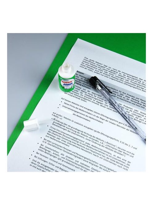 Hibajavító folyadék, vízbázisú, 20 ml, KORES "Aqua" (IKHA)