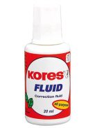 Hibajavító folyadék, oldószeres, 20 ml, KORES "Fluid" (IKHF)