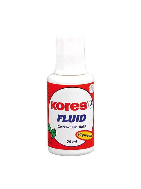 Hibajavító folyadék, oldószeres, 20 ml, KORES "Fluid" (IKHF)