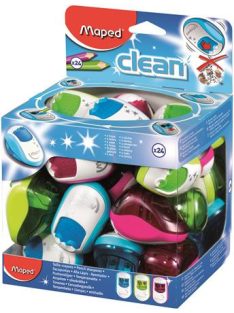   Hegyező display, kétlyukú, tartályos, MAPED "Clean", vegyes színek (IMA030211)