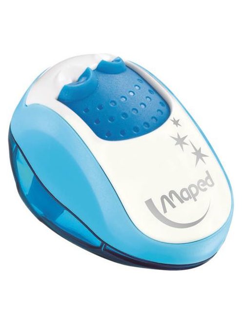 Hegyező display, kétlyukú, tartályos, MAPED "Clean", vegyes színek (IMA030211)